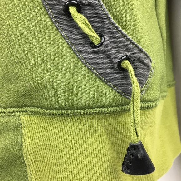 Gersemi Green Sweatshirt zip up Jacket Polyester M - Picture 6 of 8